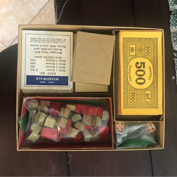 Antique Monopoly game - Picture 5 of 13